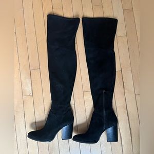 Marc Fisher Meyana Over the Knee Faux Suede Boots